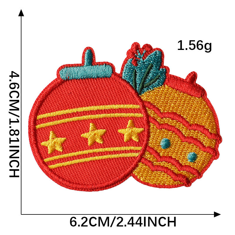 Wholesale Cartoon Christmas patch embroidery